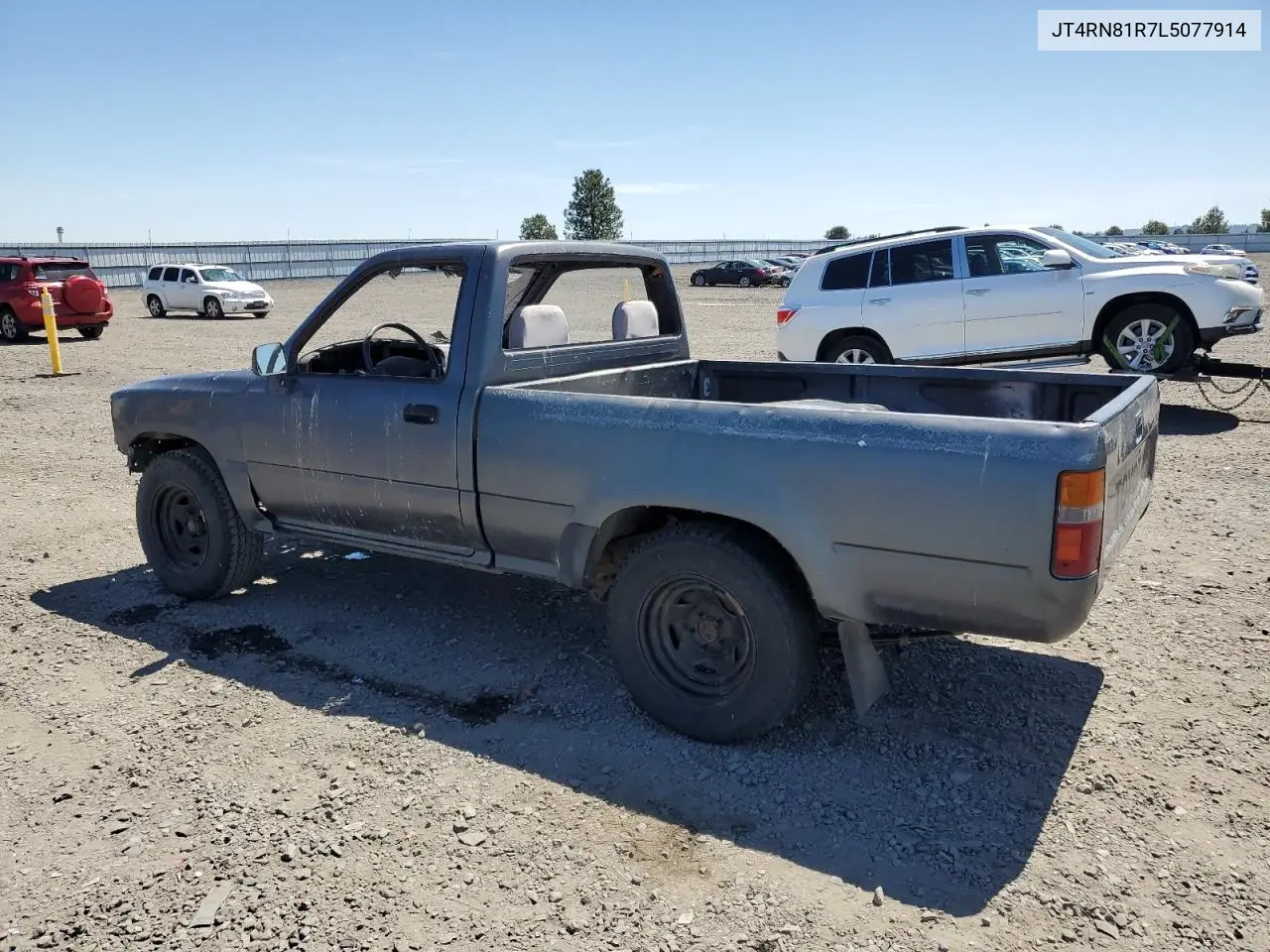 1990 Toyota Pickup 1/2 Ton Short Wheelbase VIN: JT4RN81R7L5077914 Lot: 58608365