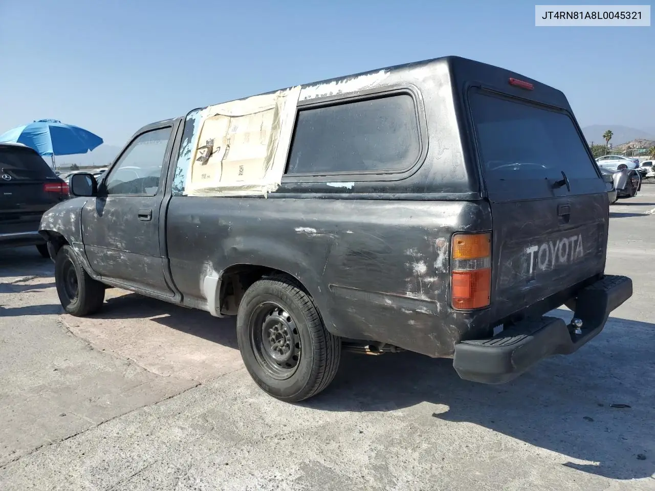 1990 Toyota Pickup 1/2 Ton Short Wheelbase VIN: JT4RN81A8L0045321 Lot: 61399095
