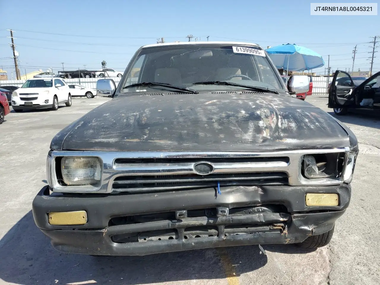 1990 Toyota Pickup 1/2 Ton Short Wheelbase VIN: JT4RN81A8L0045321 Lot: 61399095