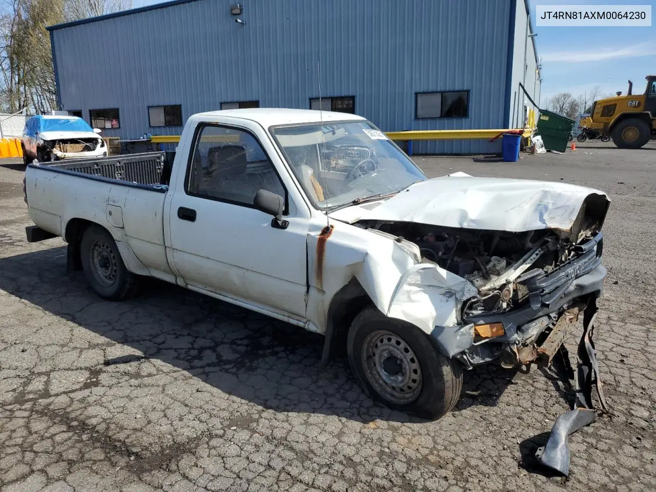 1991 Toyota Pickup 1/2 Ton Short Wheelbase VIN: JT4RN81AXM0064230 Lot: 50075825