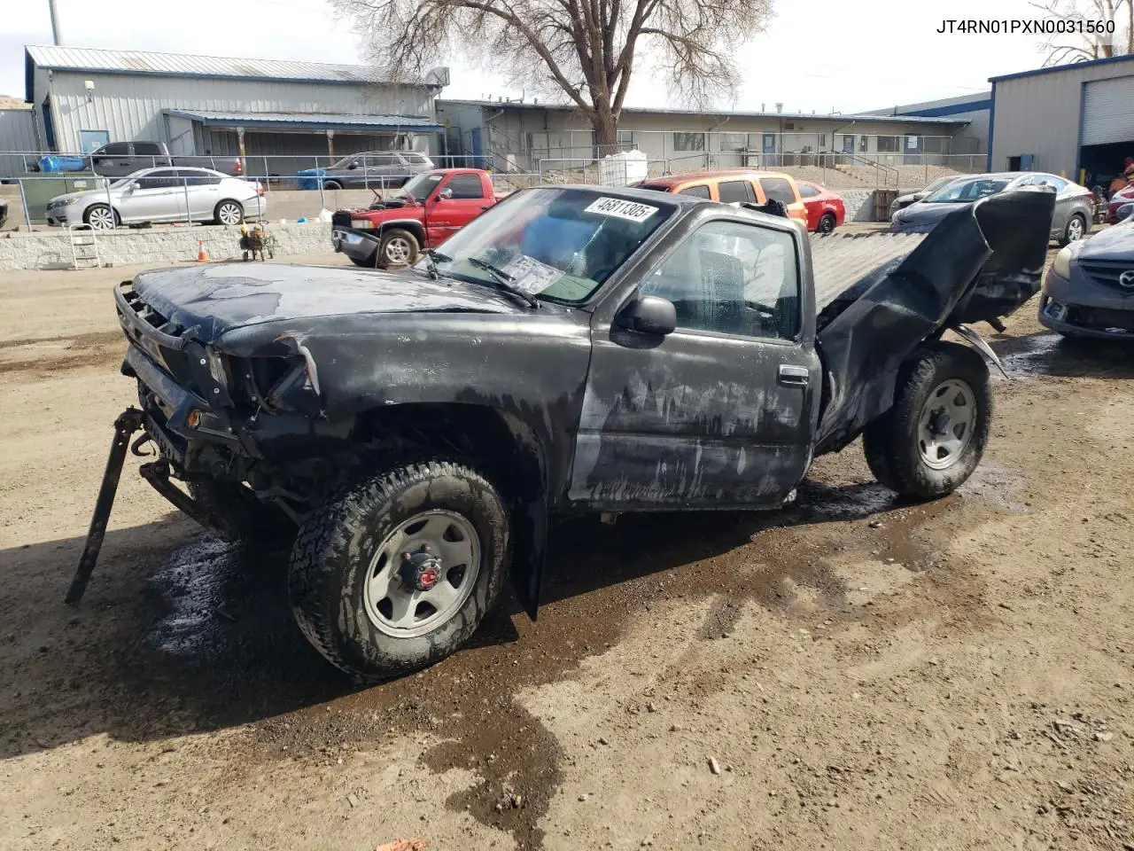 1992 Toyota Pickup 1/2 Ton Short Wheelbase Dlx VIN: JT4RN01PXN0031560 Lot: 46811305