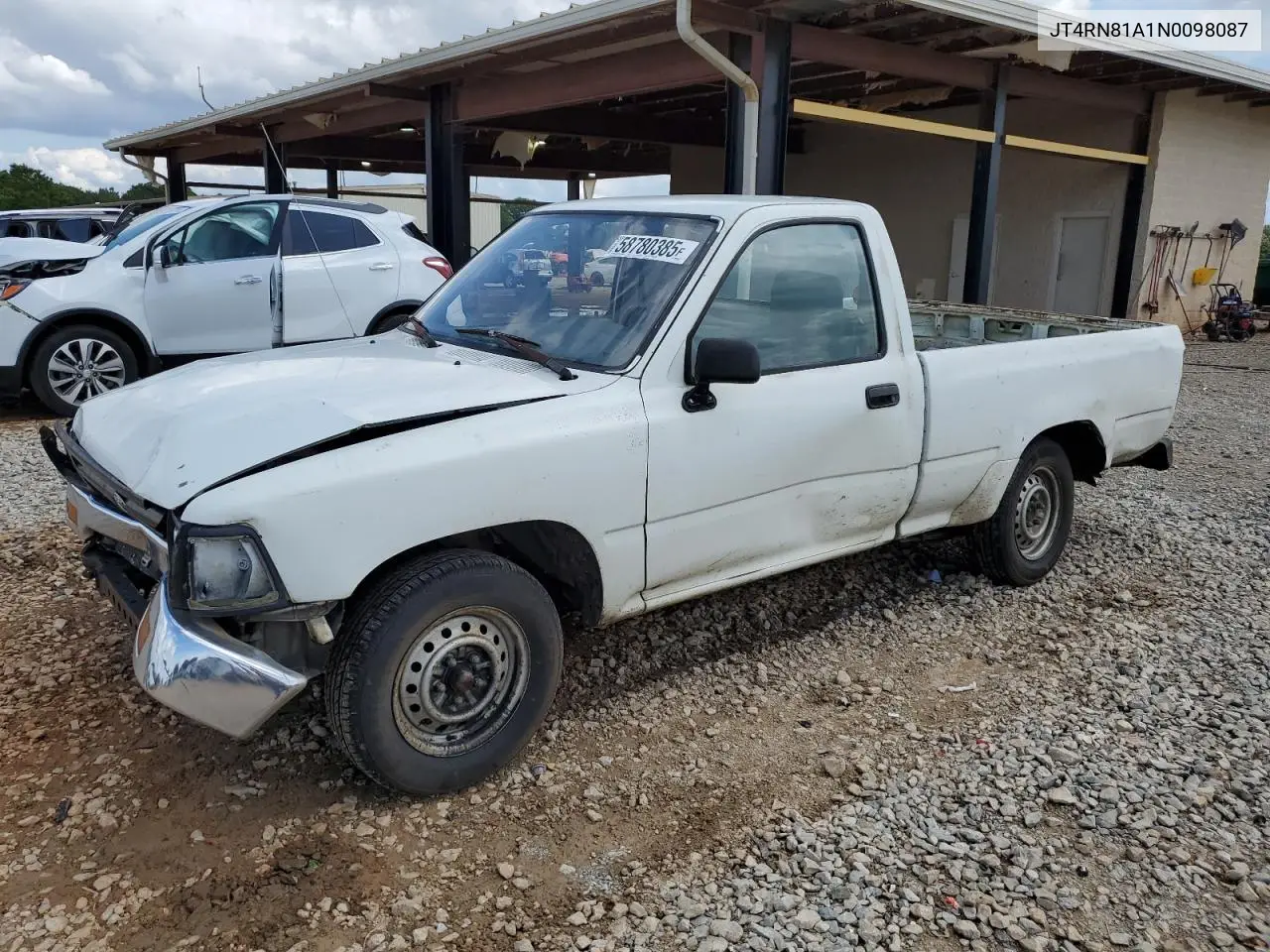 1992 Toyota Pickup 1/2 Ton Short Wheelbase VIN: JT4RN81A1N0098087 Lot: 58780385