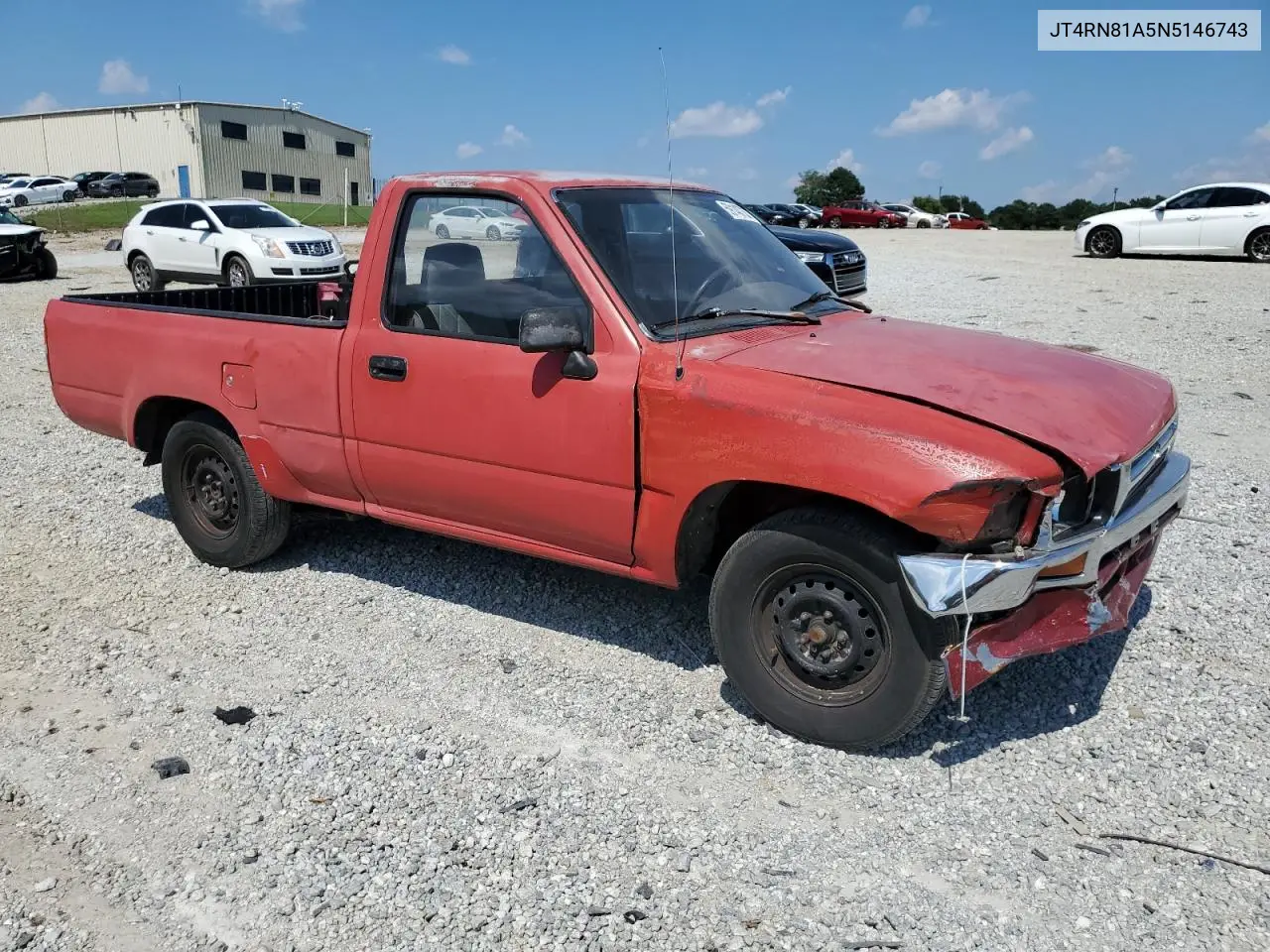 1992 Toyota Pickup 1/2 Ton Short Wheelbase VIN: JT4RN81A5N5146743 Lot: 59140735