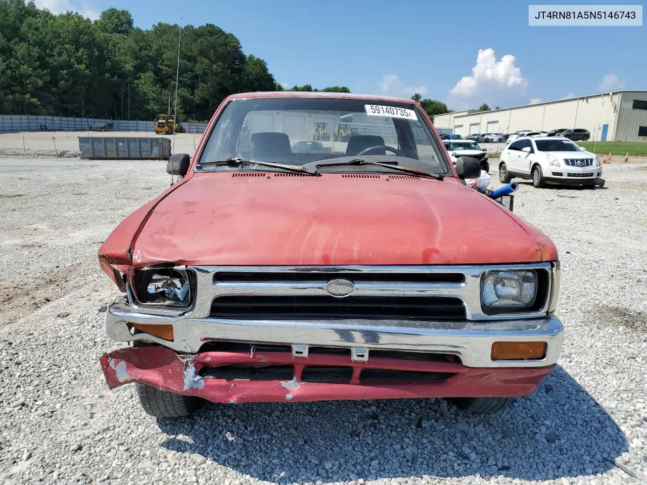 1992 Toyota Pickup 1/2 Ton Short Wheelbase VIN: JT4RN81A5N5146743 Lot: 59140735