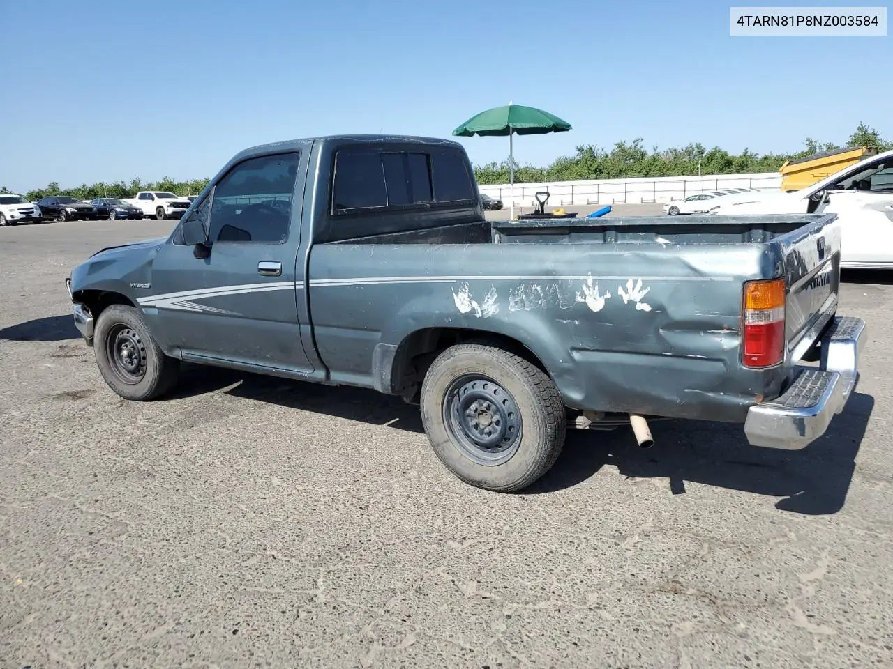 1992 Toyota Pickup 1/2 Ton Short Wheelbase Dlx VIN: 4TARN81P8NZ003584 Lot: 59506305