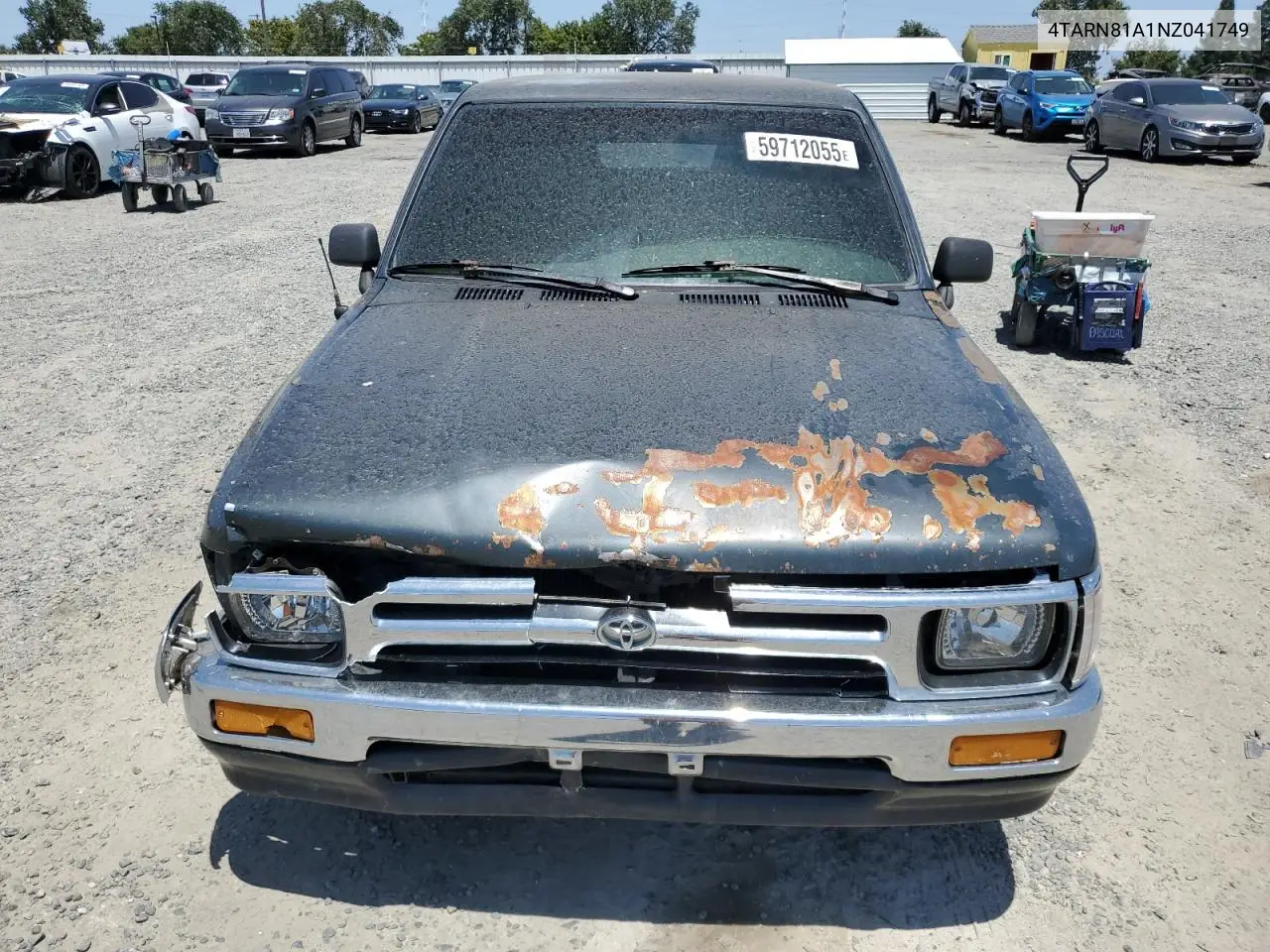 1992 Toyota Pickup 1/2 Ton Short Wheelbase Stb VIN: 4TARN81A1NZ041749 Lot: 59712055