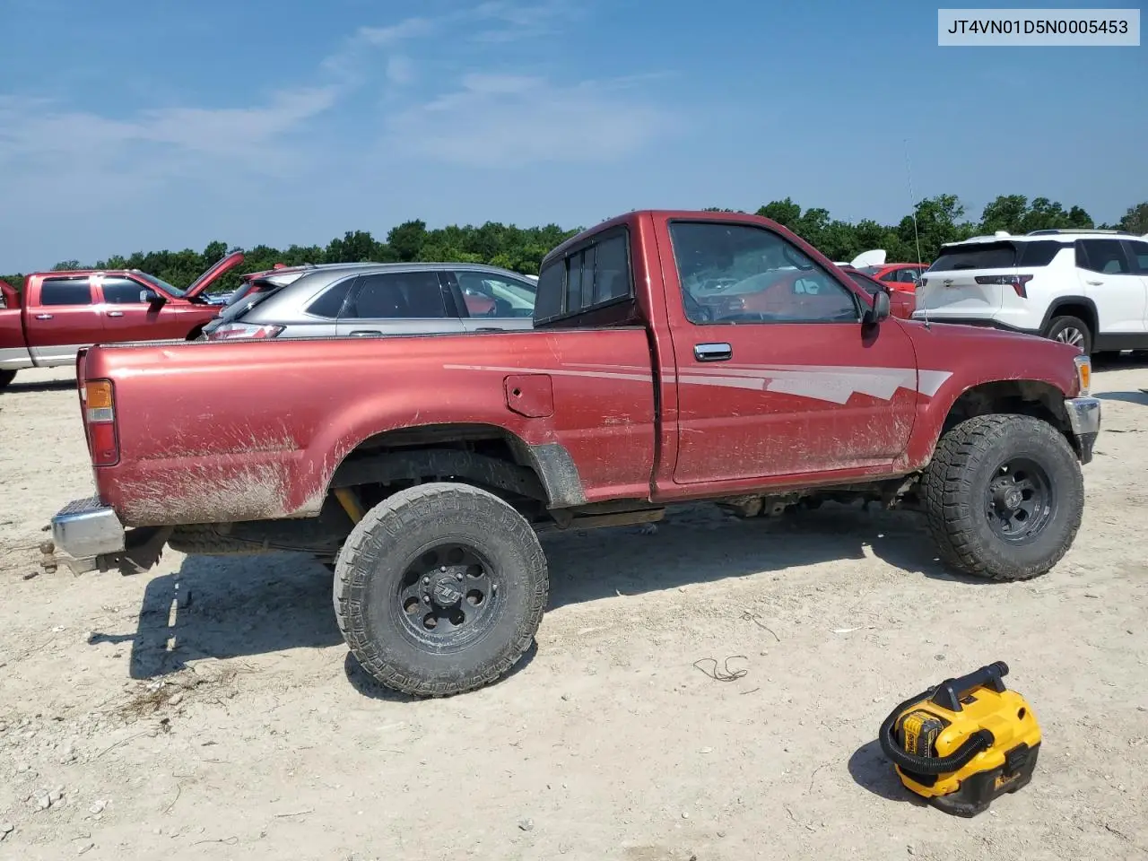 1992 Toyota Pickup 1/2 Ton Short Wheelbase Dlx VIN: JT4VN01D5N0005453 Lot: 61985265