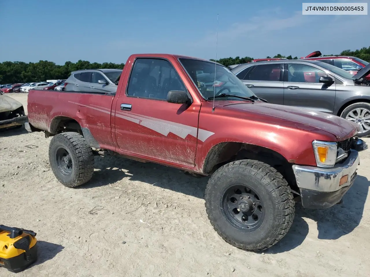 1992 Toyota Pickup 1/2 Ton Short Wheelbase Dlx VIN: JT4VN01D5N0005453 Lot: 61985265