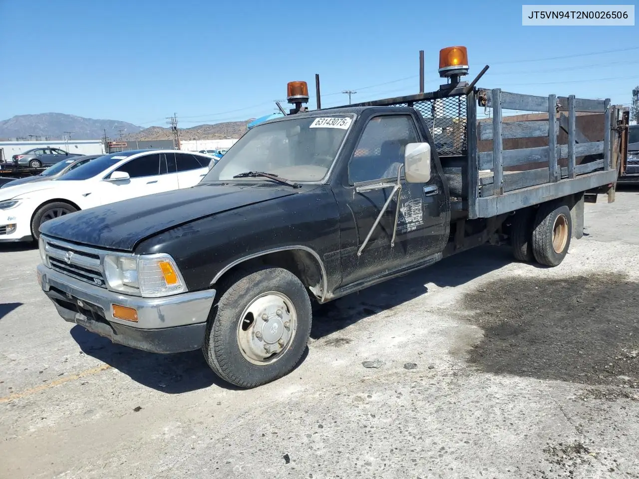 1992 Toyota Pickup Cab Chassis Super Long Wheelbase VIN: JT5VN94T2N0026506 Lot: 63143075