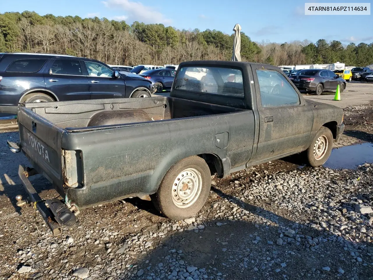 1993 Toyota Pickup 1/2 Ton Short Wheelbase Stb VIN: 4TARN81A6PZ114634 Lot: 53115865