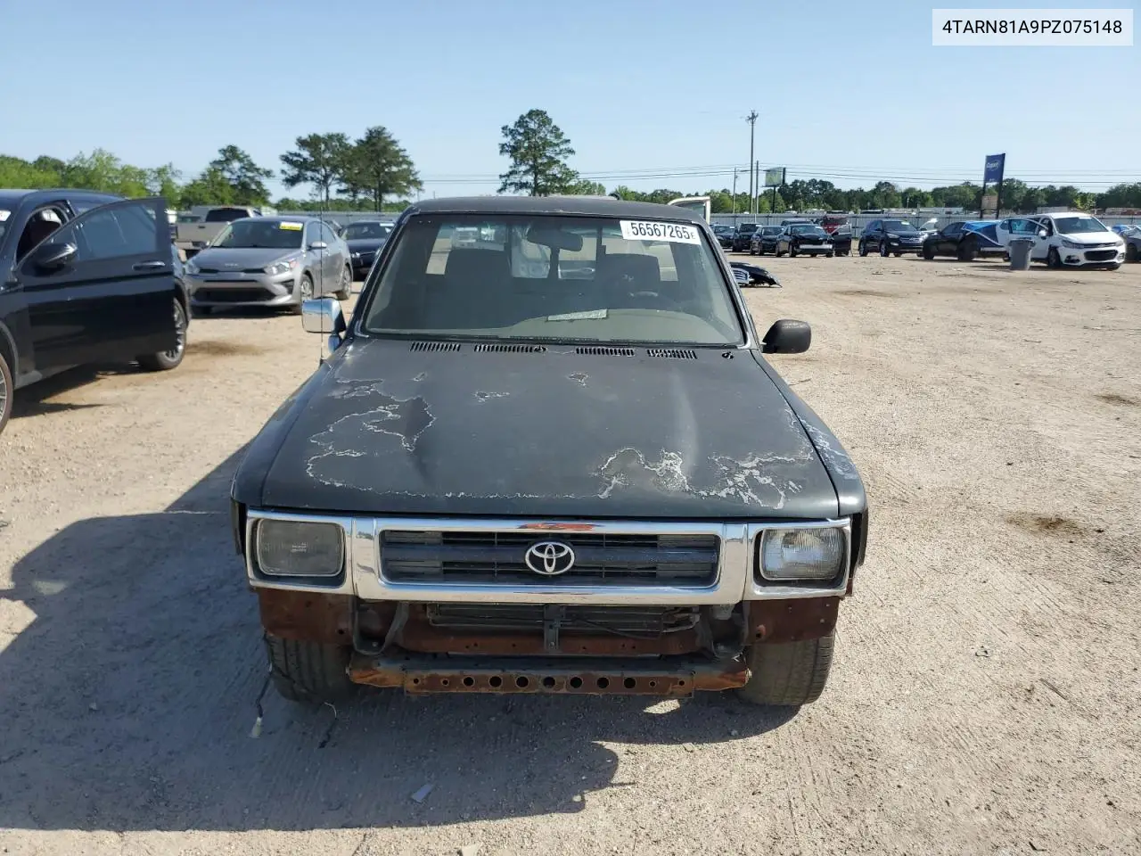 1993 Toyota Pickup 1/2 Ton Short Wheelbase Stb VIN: 4TARN81A9PZ075148 Lot: 56567265