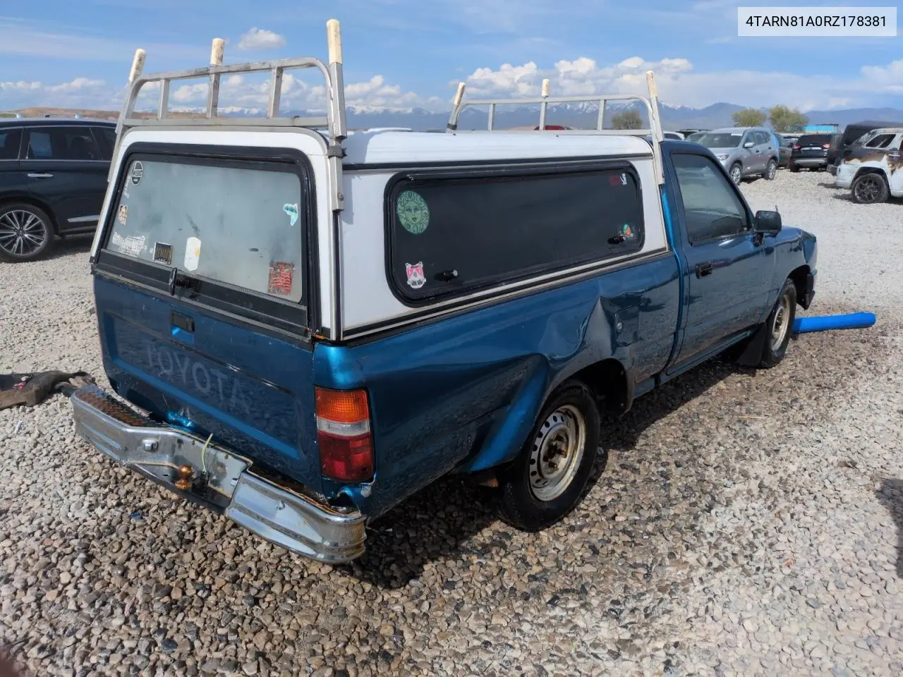 1994 Toyota Pickup 1/2 Ton Short Wheelbase Stb VIN: 4TARN81A0RZ178381 Lot: 52924145