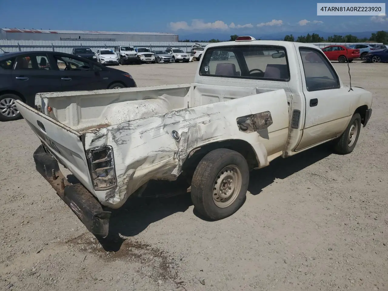 1994 Toyota Pickup 1/2 Ton Short Wheelbase Stb VIN: 4TARN81A0RZ223920 Lot: 55639535