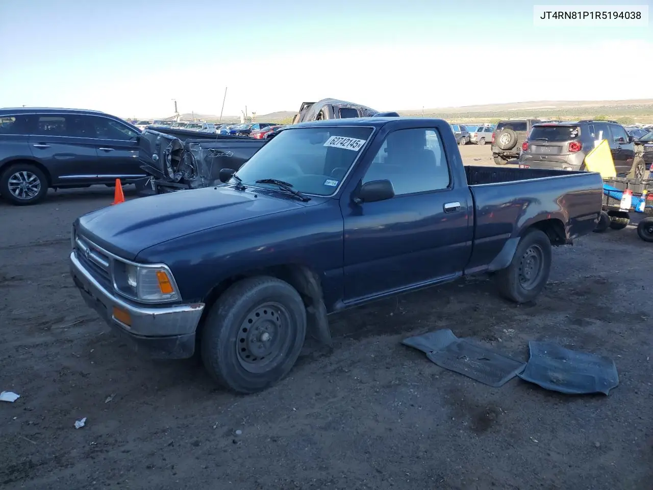 1994 Toyota Pickup 1/2 Ton Short Wheelbase Dx VIN: JT4RN81P1R5194038 Lot: 62742145