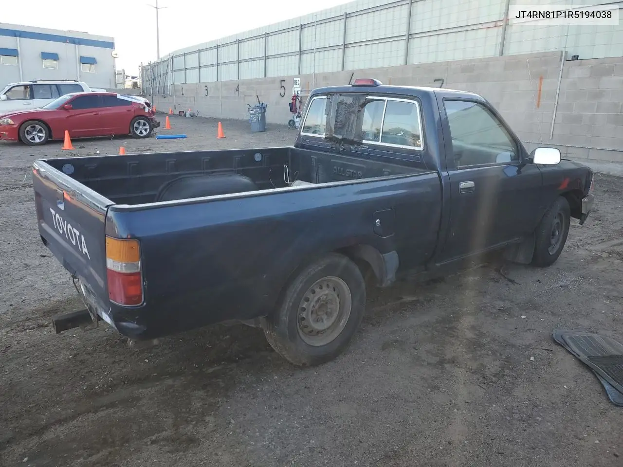 1994 Toyota Pickup 1/2 Ton Short Wheelbase Dx VIN: JT4RN81P1R5194038 Lot: 62742145