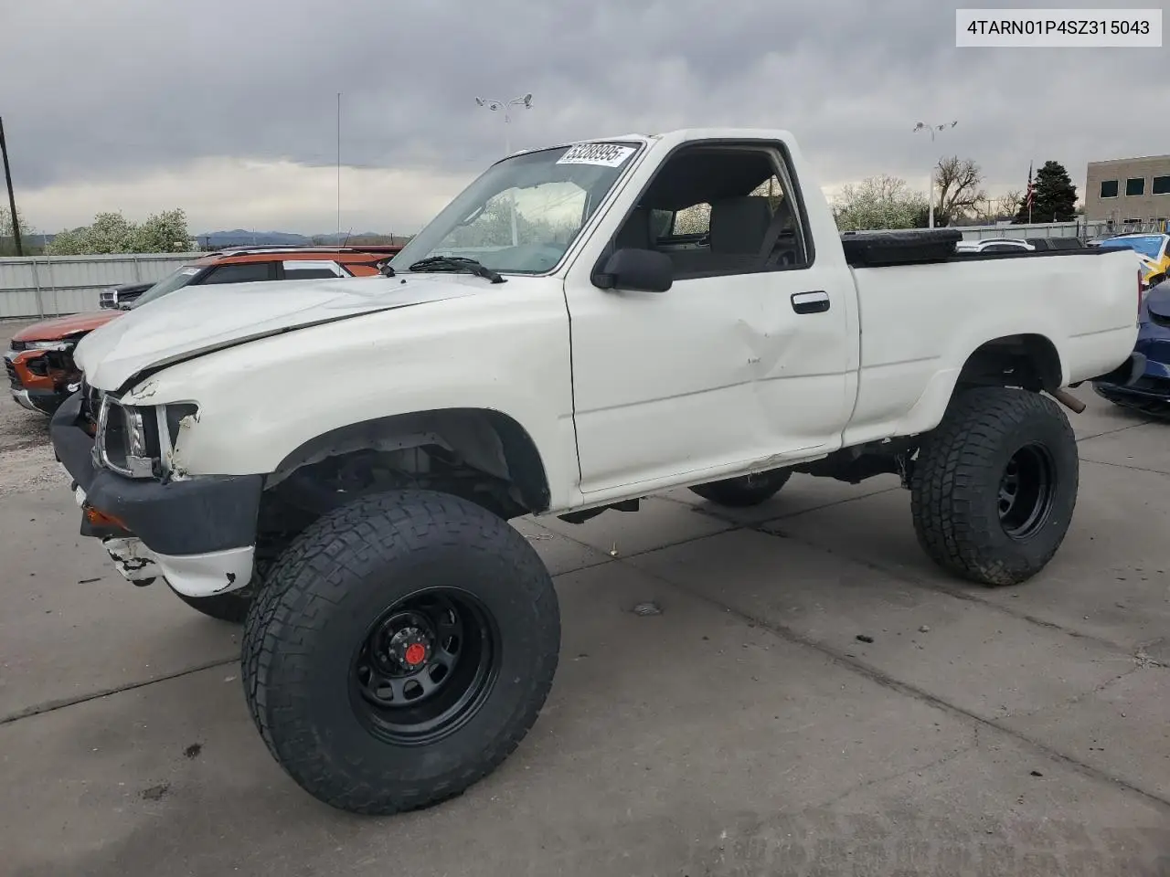 1995 Toyota Pickup 1/2 Ton Short Wheelbase Dx VIN: 4TARN01P4SZ315043 Lot: 53288995