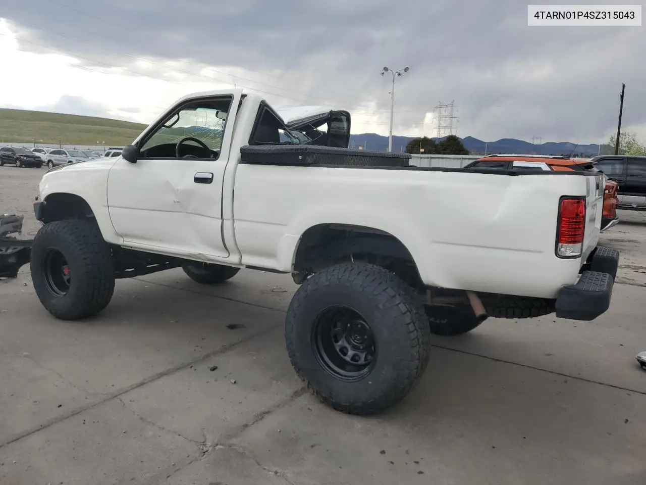 1995 Toyota Pickup 1/2 Ton Short Wheelbase Dx VIN: 4TARN01P4SZ315043 Lot: 53288995
