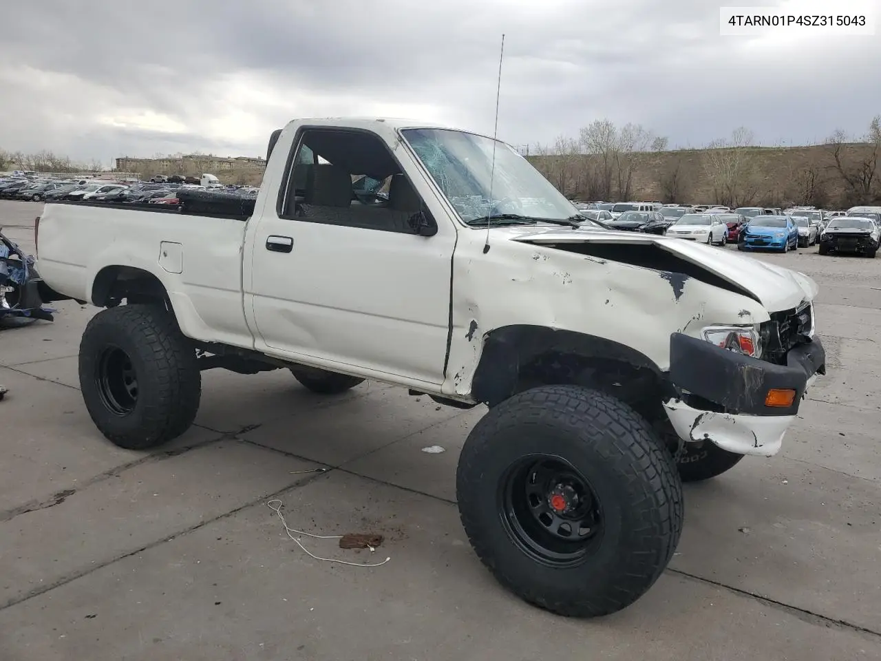 1995 Toyota Pickup 1/2 Ton Short Wheelbase Dx VIN: 4TARN01P4SZ315043 Lot: 53288995