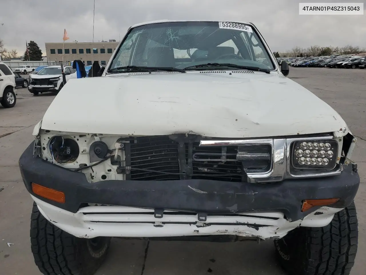 1995 Toyota Pickup 1/2 Ton Short Wheelbase Dx VIN: 4TARN01P4SZ315043 Lot: 53288995