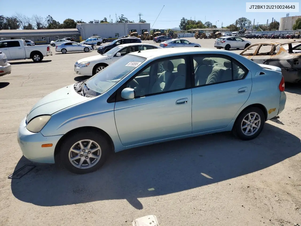 2001 Toyota Prius VIN: JT2BK12U210024643 Lot: 50190895