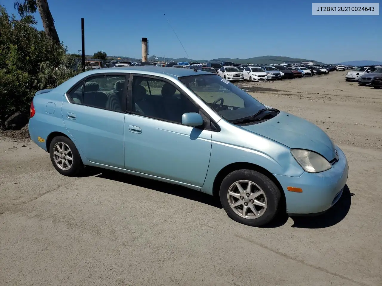 2001 Toyota Prius VIN: JT2BK12U210024643 Lot: 50190895