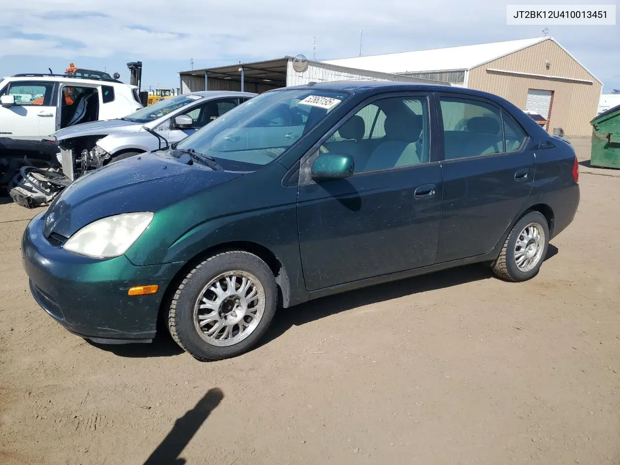2001 Toyota Prius VIN: JT2BK12U410013451 Lot: 52863195