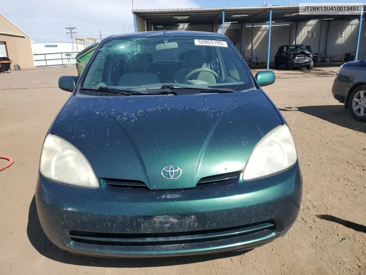 2001 Toyota Prius VIN: JT2BK12U410013451 Lot: 52863195