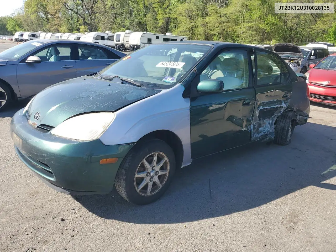2001 Toyota Prius VIN: JT2BK12U310028135 Lot: 54624505