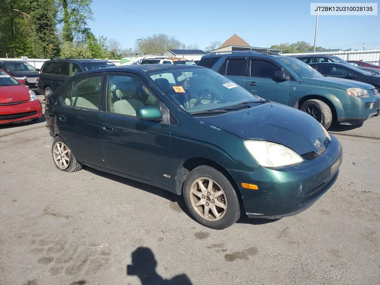 2001 Toyota Prius VIN: JT2BK12U310028135 Lot: 54624505