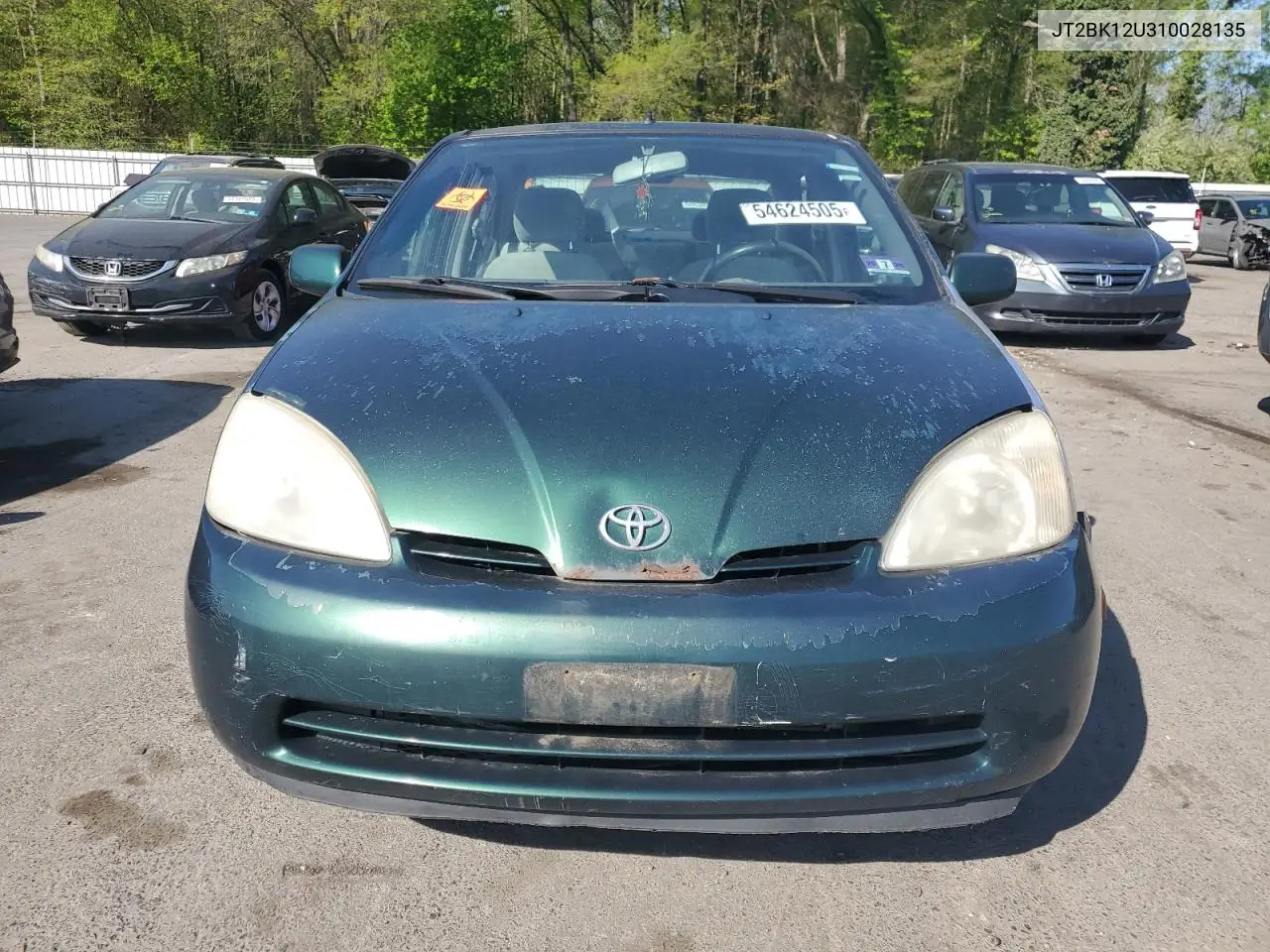 2001 Toyota Prius VIN: JT2BK12U310028135 Lot: 54624505