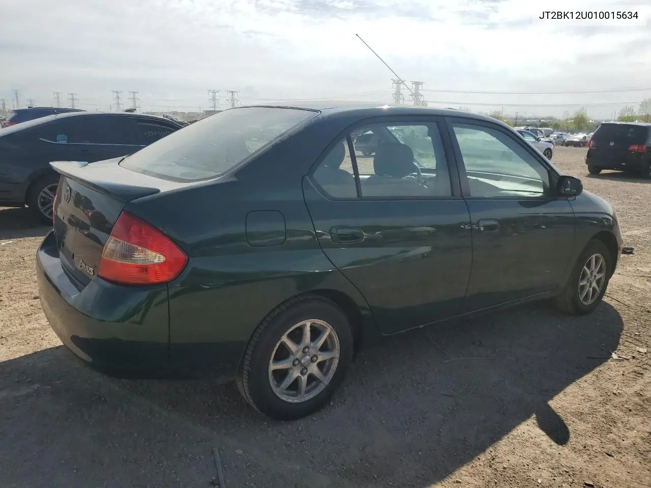 2001 Toyota Prius VIN: JT2BK12U010015634 Lot: 56047855