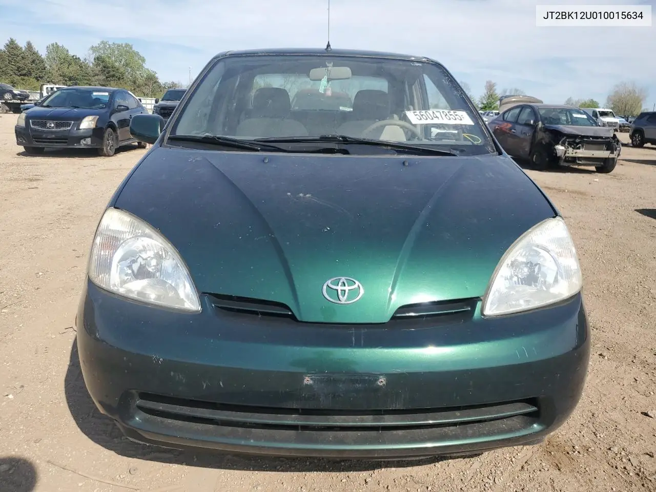 2001 Toyota Prius VIN: JT2BK12U010015634 Lot: 56047855