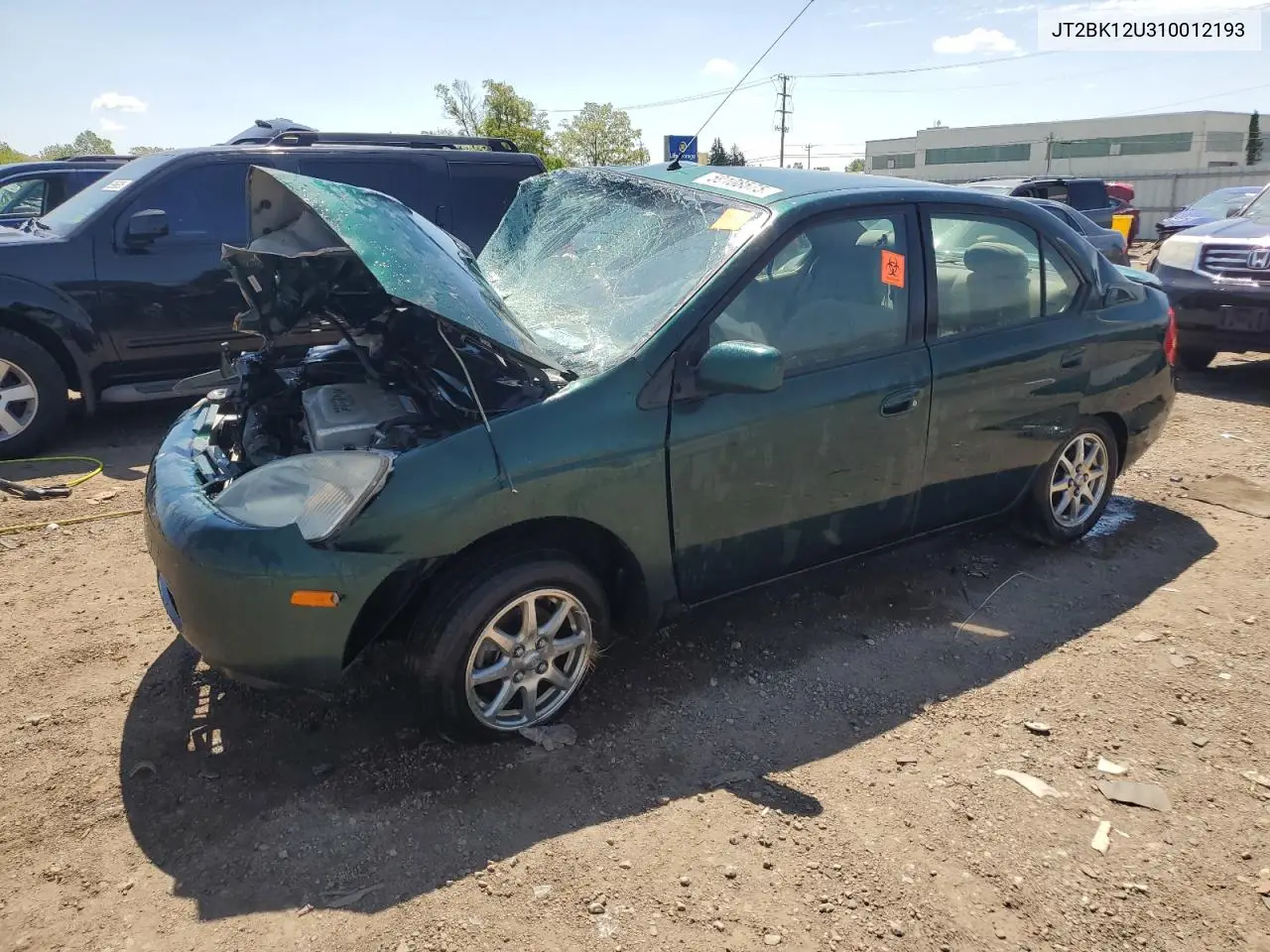 2001 Toyota Prius VIN: JT2BK12U310012193 Lot: 59108575