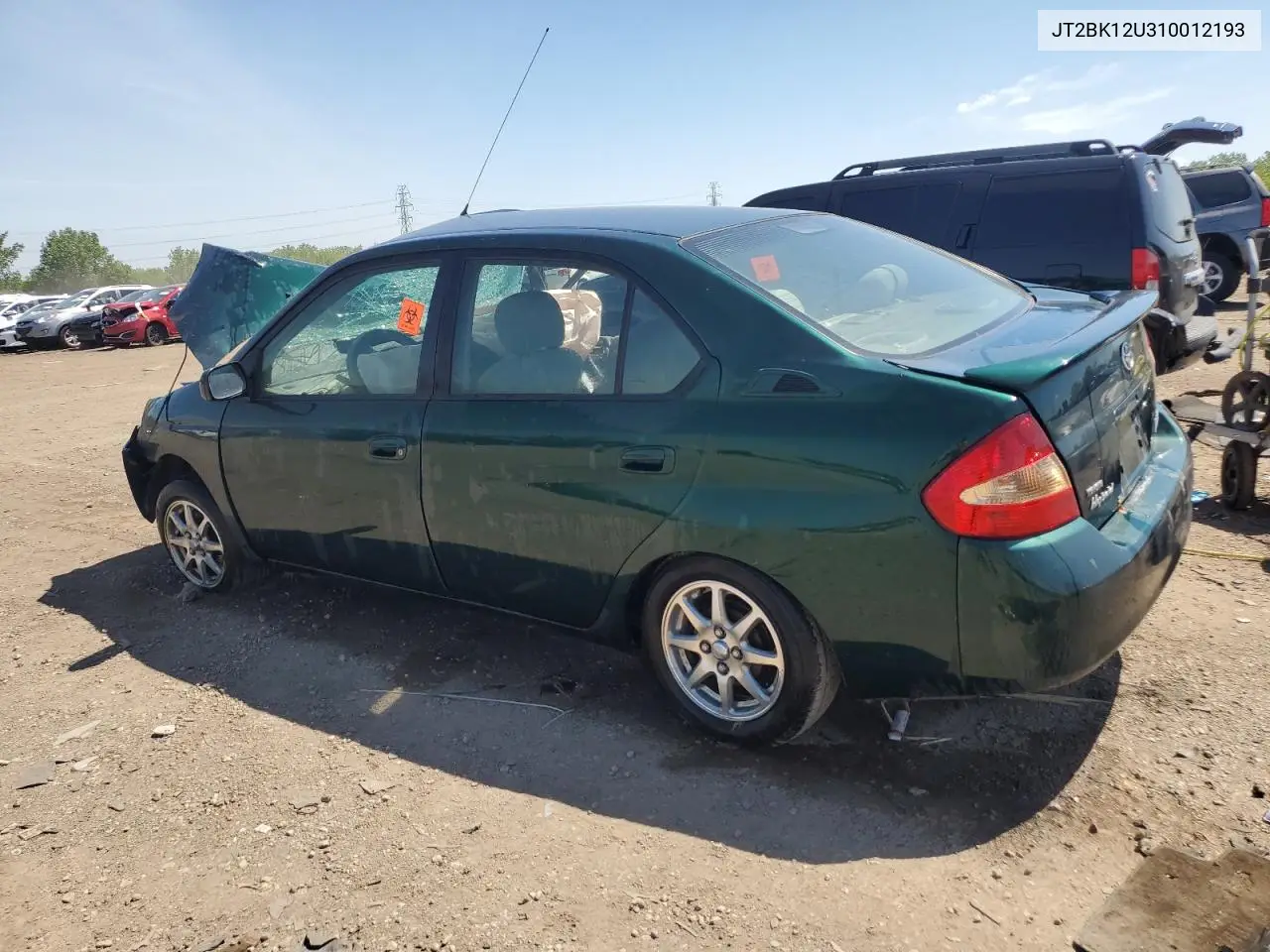 2001 Toyota Prius VIN: JT2BK12U310012193 Lot: 59108575