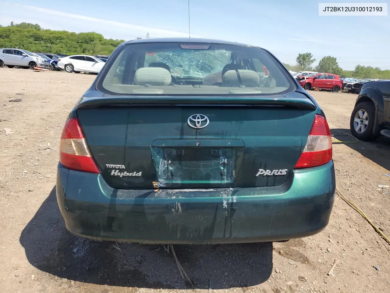 2001 Toyota Prius VIN: JT2BK12U310012193 Lot: 59108575