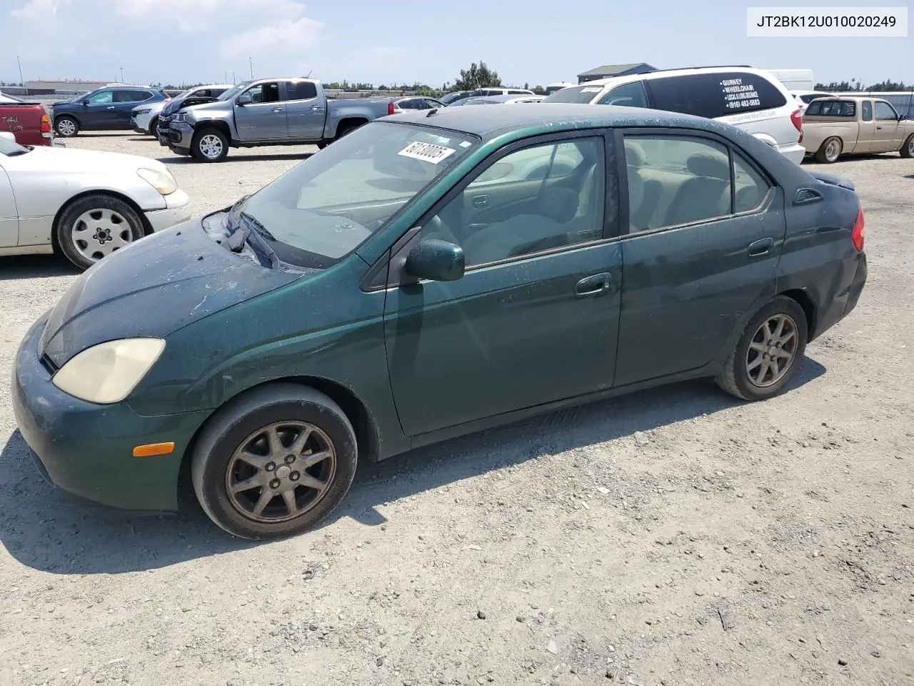 2001 Toyota Prius VIN: JT2BK12U010020249 Lot: 60130005