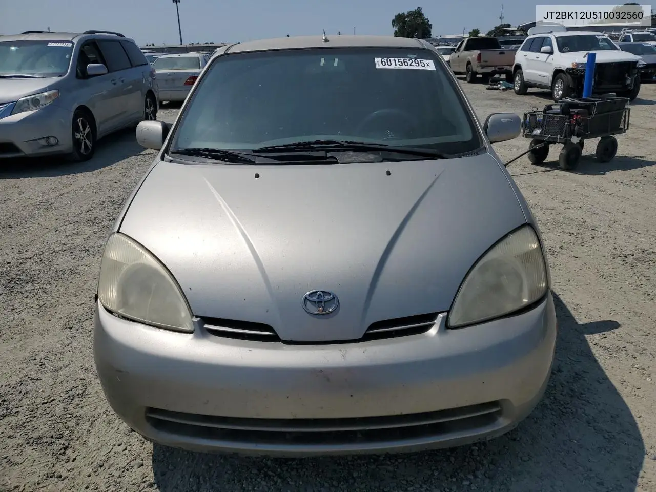 2001 Toyota Prius VIN: JT2BK12U510032560 Lot: 60156295