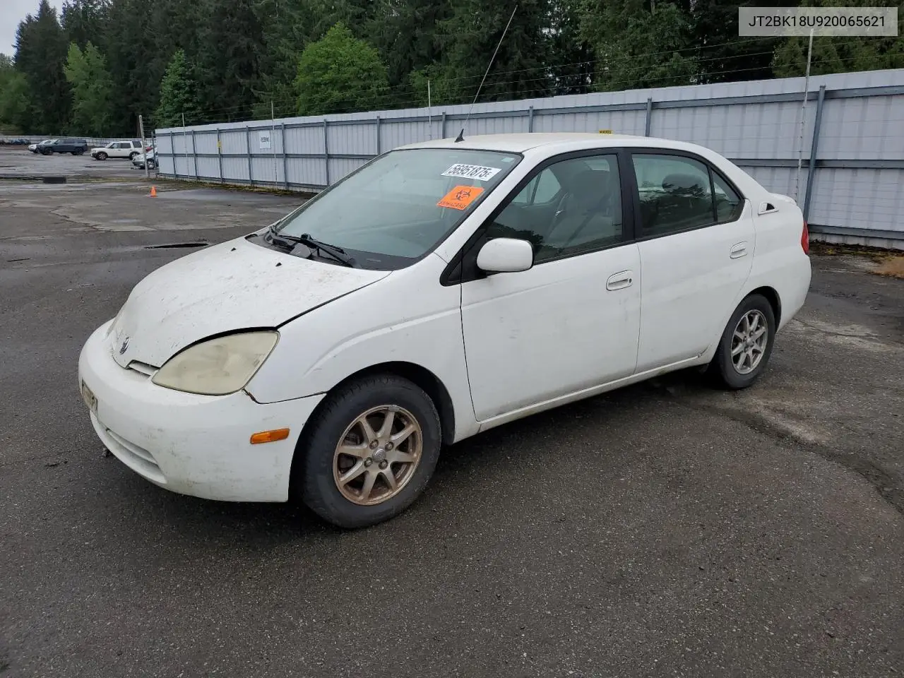 2002 Toyota Prius VIN: JT2BK18U920065621 Lot: 56951875