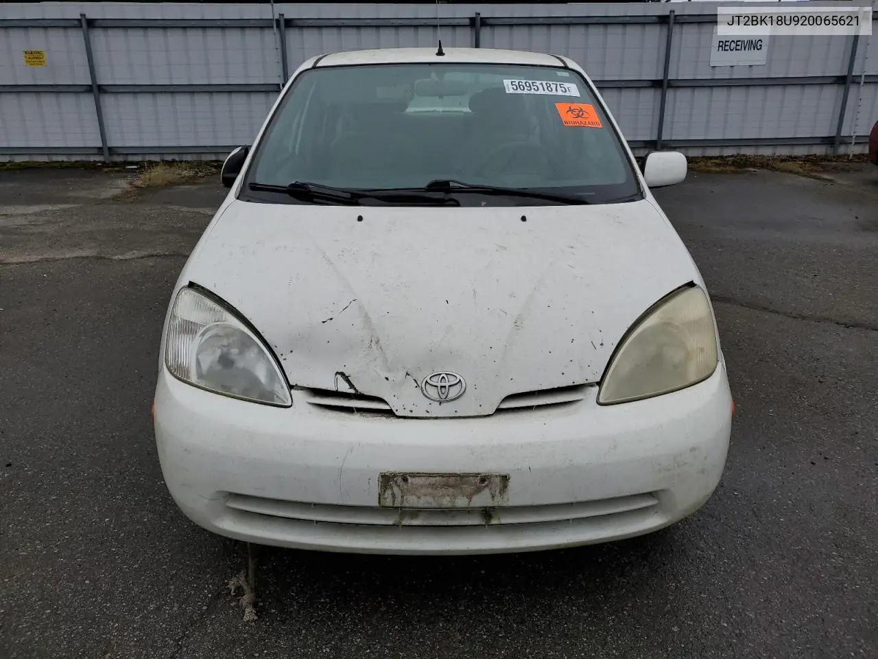 2002 Toyota Prius VIN: JT2BK18U920065621 Lot: 56951875