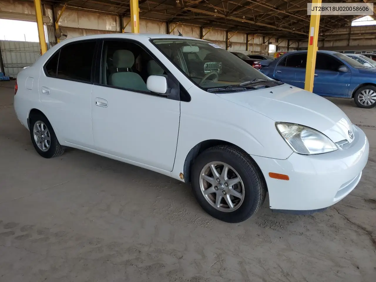 2002 Toyota Prius VIN: JT2BK18U020058606 Lot: 60844325