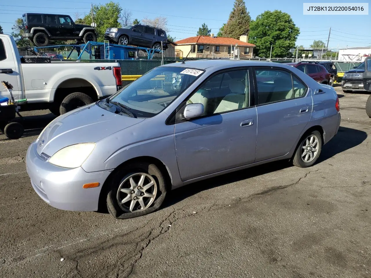 2002 Toyota Prius VIN: JT2BK12U220054016 Lot: 61674745