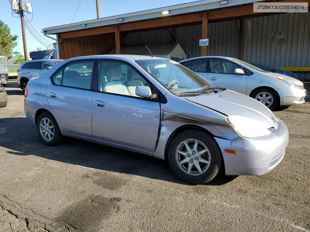 2002 Toyota Prius VIN: JT2BK12U220054016 Lot: 61674745