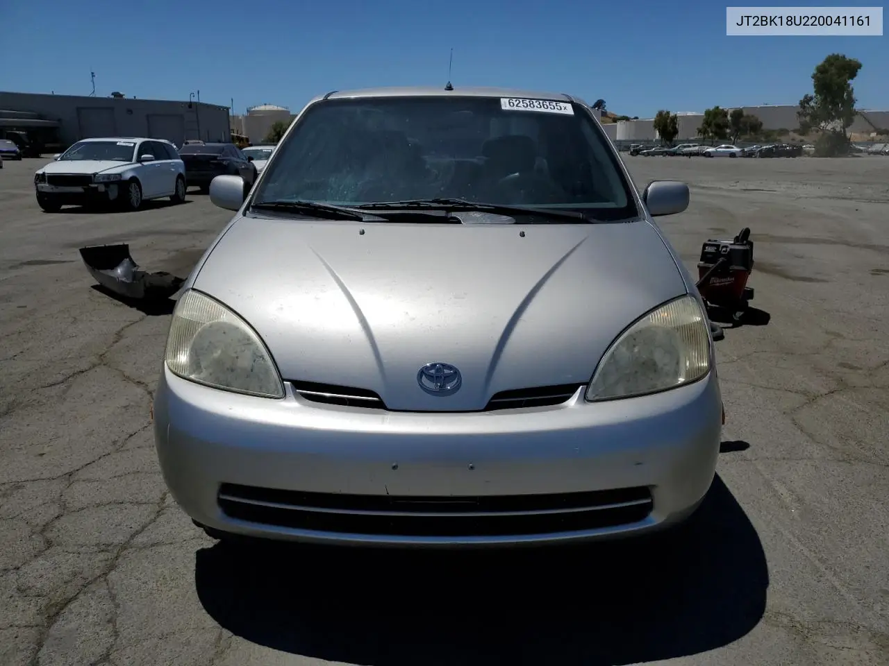 2002 Toyota Prius VIN: JT2BK18U220041161 Lot: 62583655