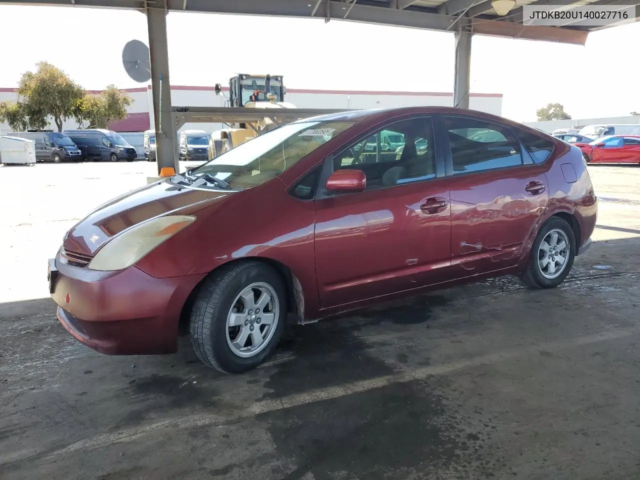 2004 Toyota Prius VIN: JTDKB20U140027716 Lot: 47860595