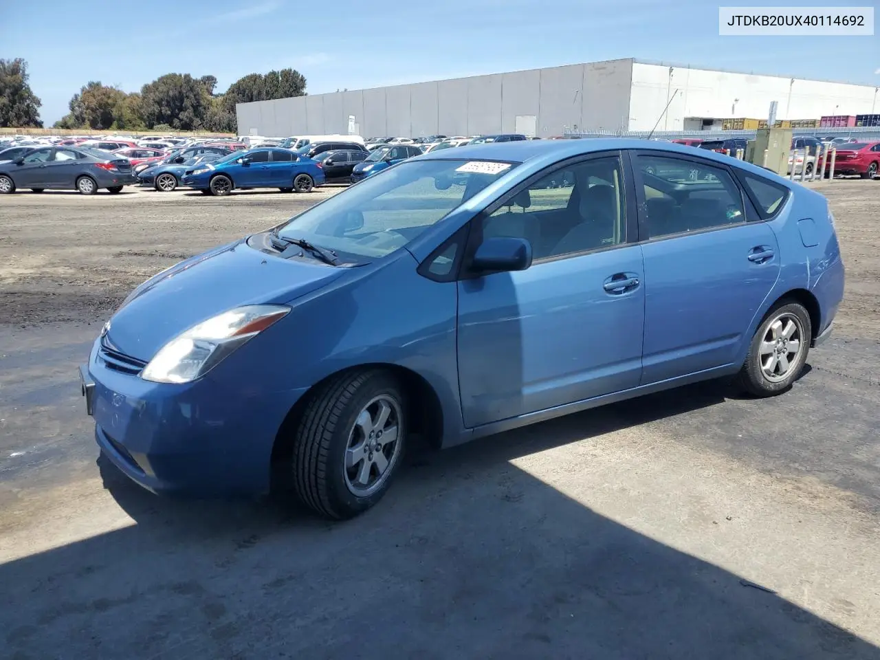 2004 Toyota Prius VIN: JTDKB20UX40114692 Lot: 56981935