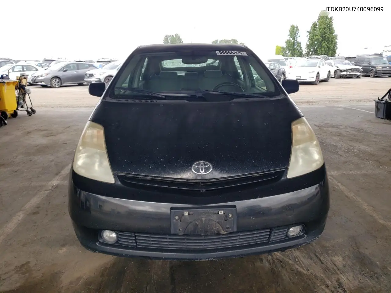 2004 Toyota Prius VIN: JTDKB20U740096099 Lot: 56998395