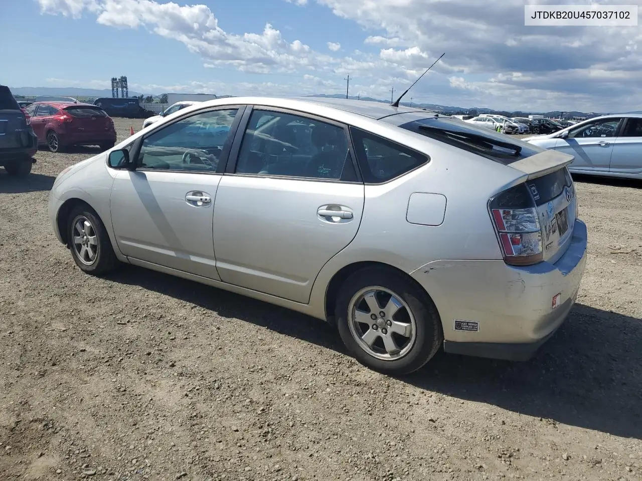 2005 Toyota Prius VIN: JTDKB20U457037102 Lot: 56501915