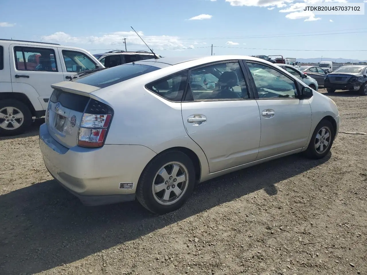 2005 Toyota Prius VIN: JTDKB20U457037102 Lot: 56501915