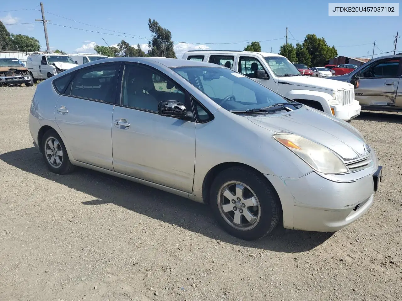 2005 Toyota Prius VIN: JTDKB20U457037102 Lot: 56501915