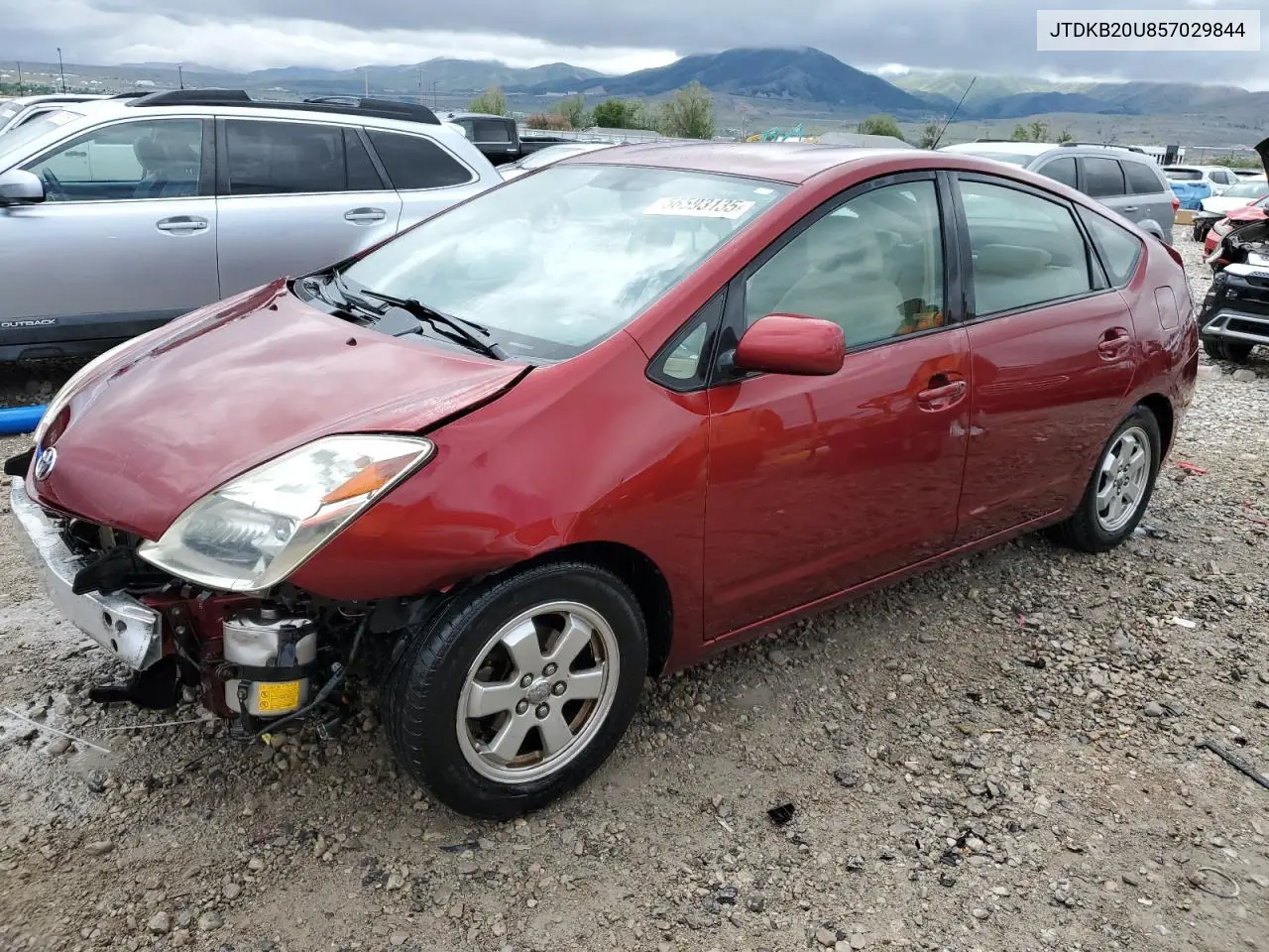 2005 Toyota Prius VIN: JTDKB20U857029844 Lot: 56593135